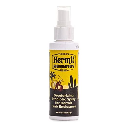 Fluker's Deodorizing Probiotic Spray for Hermit Crab Enclosures, 4oz