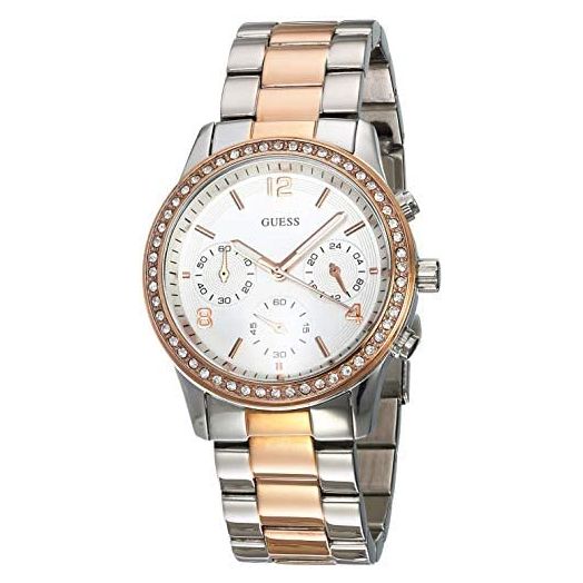 Guess Sports Silver/Rose Gold Watch W0122L1