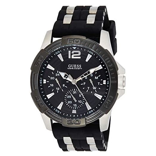GUESS 43.5MM Silicone Sport Watch
