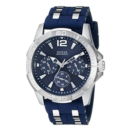 GUESS 43.5MM Silicone Sport Watch