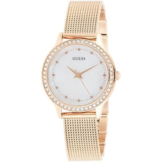 Guess Analog Mother of Pearl Dial Women's Watch - W0647L2