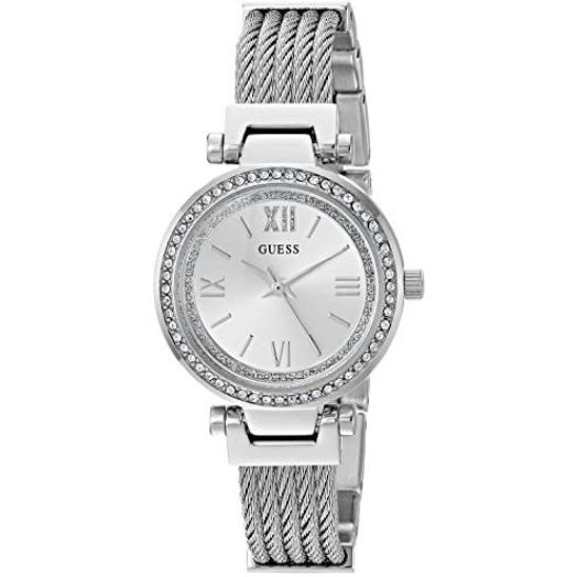 GUESS Women's Quartz Watch with Stainless-Steel Strap