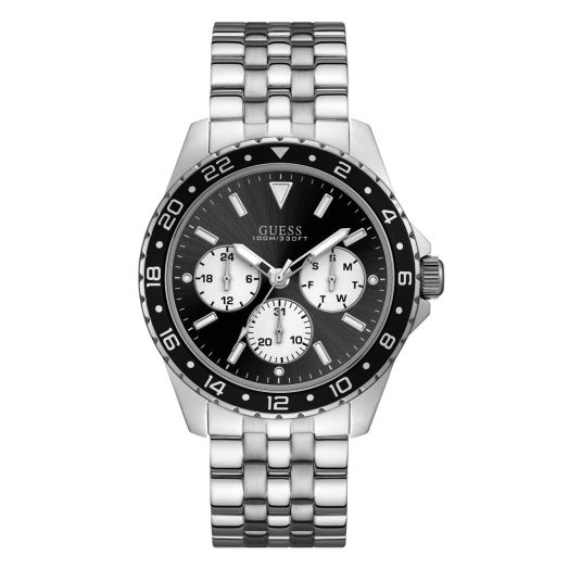 GUESS Men's Analog Watch with Stainless Steel Strap