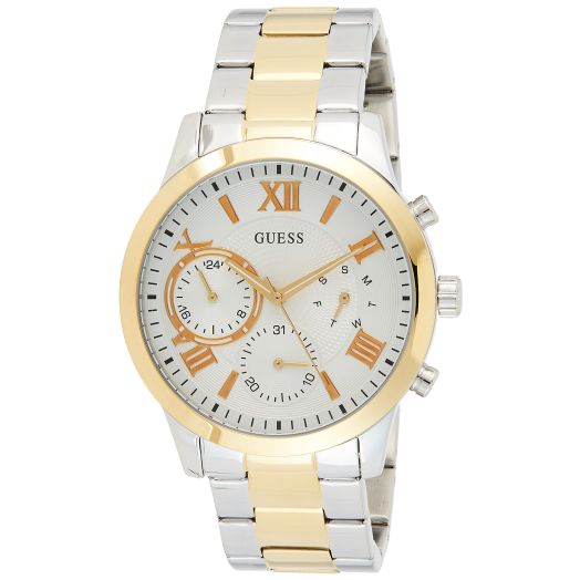 Guess Womens Multi Dial Watch Solar with Stainless Steel Strap