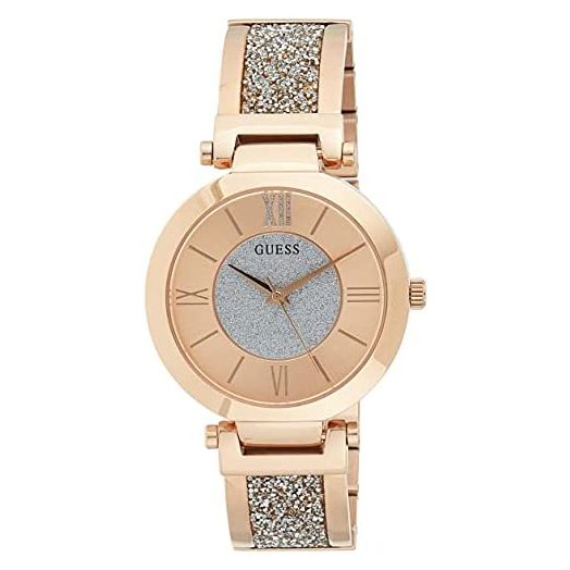 Guess Watches Ladies Aurora Womens Analog Quartz Watch with Stainless Steel Bracelet W1288L3