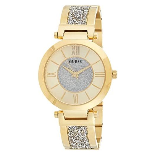 Guess Watches Ladies Aurora Womens Analog Quartz Watch with Stainless Steel Bracelet W1288L2