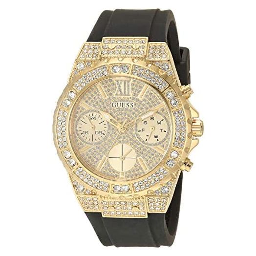 Guess 39.5MM Watch with Crystals by Swarovski