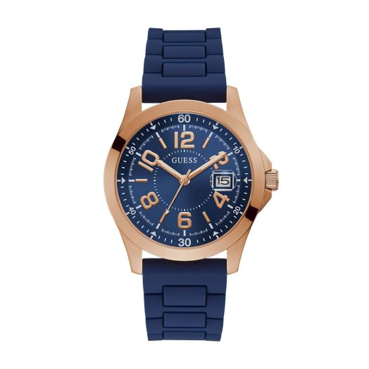 GUESS Analog Blue Dial Unisex-Adult Watch-GW0058G3