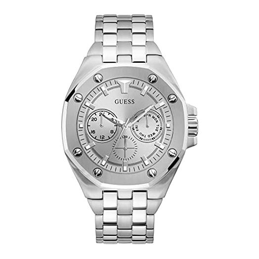 GUESS 46mm Multifunction Stainless Steel Watch