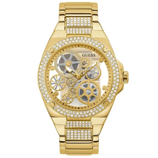 GUESS Crystal Clear Cut Bracelet Watch