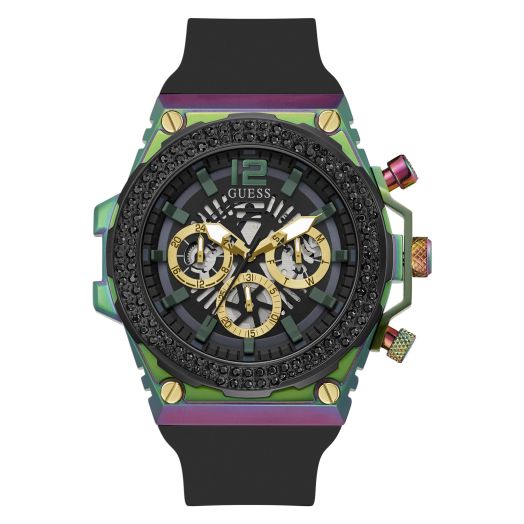 GUESS Cut Thru Dial Bracelet Watch