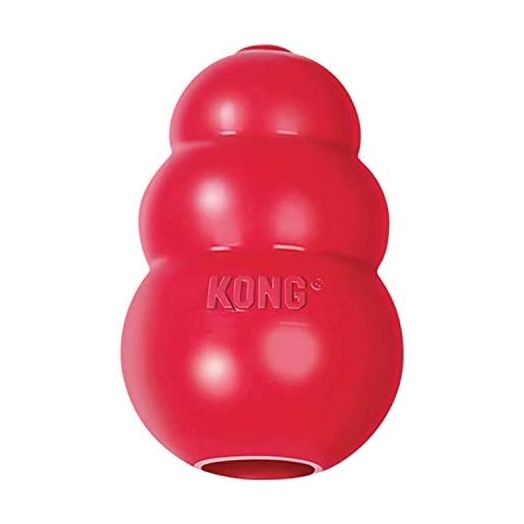 KONG - Classic Dog Toy, Durable Natural Rubber- Fun to Chew, Chase and Fetch