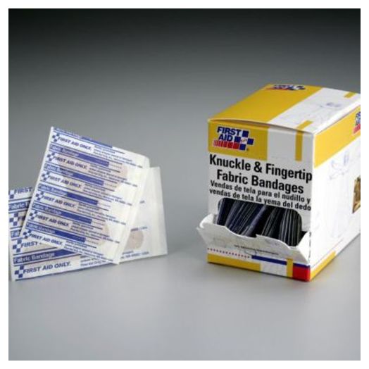 First Aid Only G140 Assorted Fabric Bandages (25 Knuckle&Fingertip)