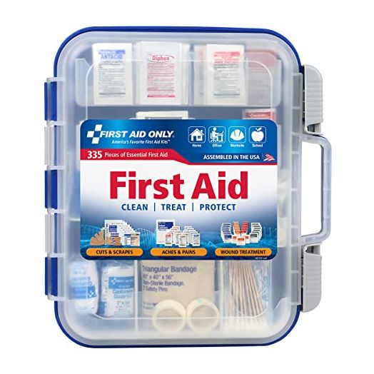 First Aid Only 335 Piece All-Purpose First Aid Kit, OSHA Compliant