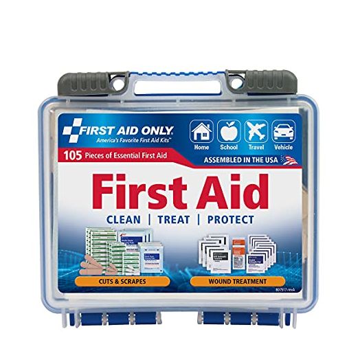 First Aid Only 105 Piece On-The-Go First Aid Kit