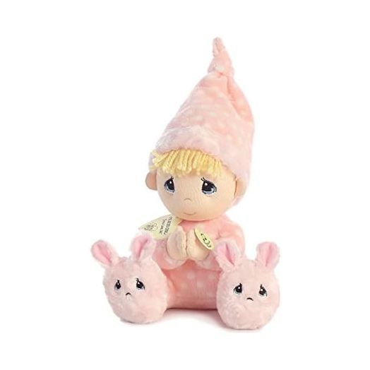 Aurora World Precious Moments Prayer Girl with Sound Spanish Plush,, 9.5 inches