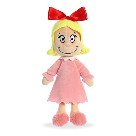Aurora® Whimsical Dr. Seuss™ Cindy Lou Who Stuffed Animal - Magical Storytelling - Literary Inspiration - Multicolor 12 Inches