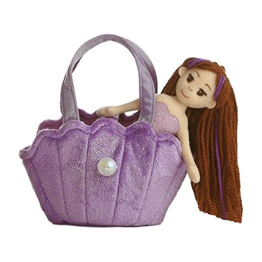 Aurora® Enchanting Sea Sparkles™ Mermaid Lavender Stuffed Animal - Imaginative Play - Magical Companions - Purple 9 Inches