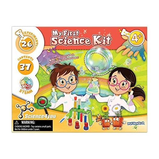 Science4you - My First Science Kit - 26 Experiments to Introduce Children to Science - Fun, Education Activity for Kids Ages 4+
