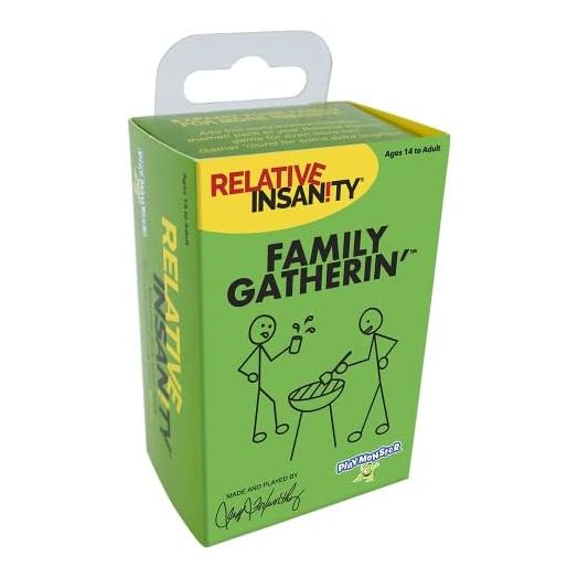 Relative Insanity — Family Gatherin' — Laugh-Out-Loud Party Game All About Family — Ages 14+
