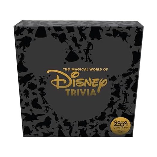 The Magical World of Disney Trivia Game, Family Board Games for Kids and Adults, Disney Gifts, Disney Merchandise, Disney Toys, Games for Family Game Night, Disney Board Games Ages 6, 7, 8, and Up