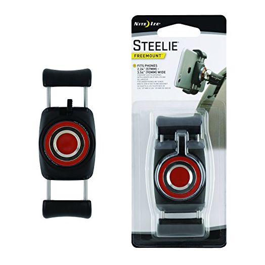 Nite Ize STF-01-R7 Original Steelie FreeMount Bracket - Additional FreeMount for Steelie Magnetic Phone Mounting Systems Black