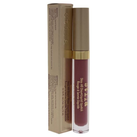 Stila Stay All Day Hydrating & Long-Lasting Sheer Matte Liquid Lipstick with Vitamin E & Avocado Oil, Patina