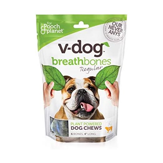 V-dog Vegan Breathbone Dog Chew Treats