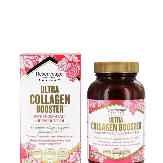 Reserveage Nutrition Ultra Collagen Booster with Dermaval & Resveratrol - 90 Capsules