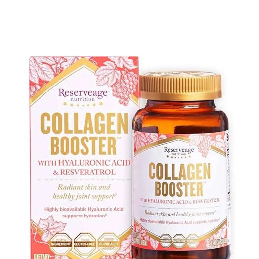 Reserveage Nutrition Collagen Booster with Hyaluronic Acid & Resveratrol - 120 Capsules