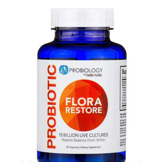 Belle + Bella Probiotic Flora Restore - 30 Capsules