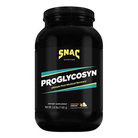 SNAC Proglycosyn Ultimate Post Workout Recovery Formula, Orange Cream, 2.6 Pounds