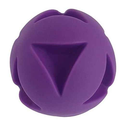Soft-Flex Best Clutch Ball Dog Toy, 4.5-inch Grape