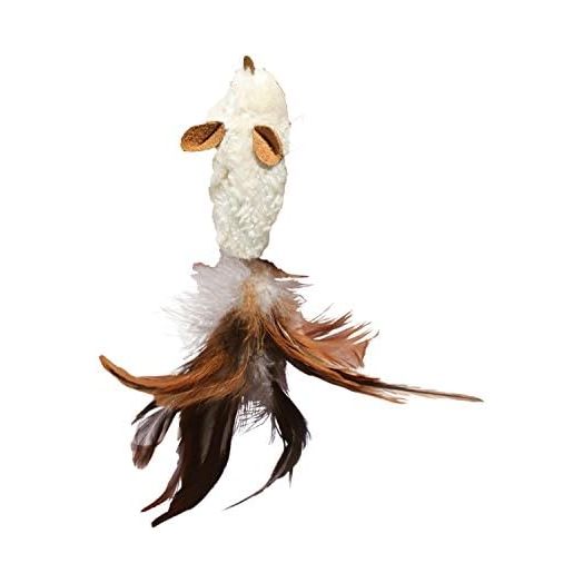 KONG Feather Mouse Catnip Toy (Colors vary)