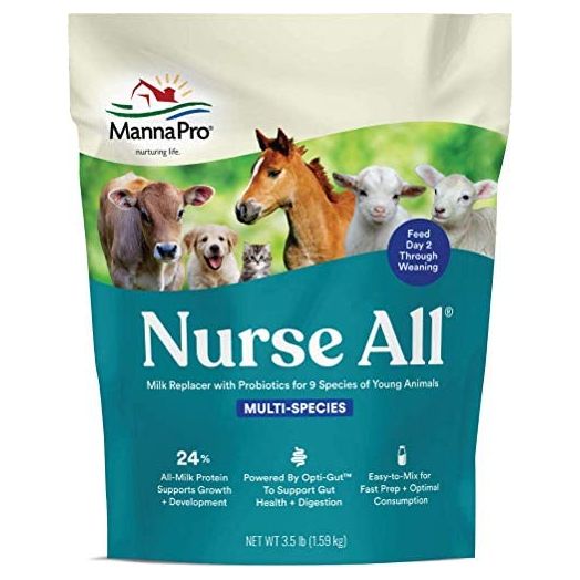Manna Pro Nurse All Multi-Species Milk Replacer | Great for Puppies and Kittens