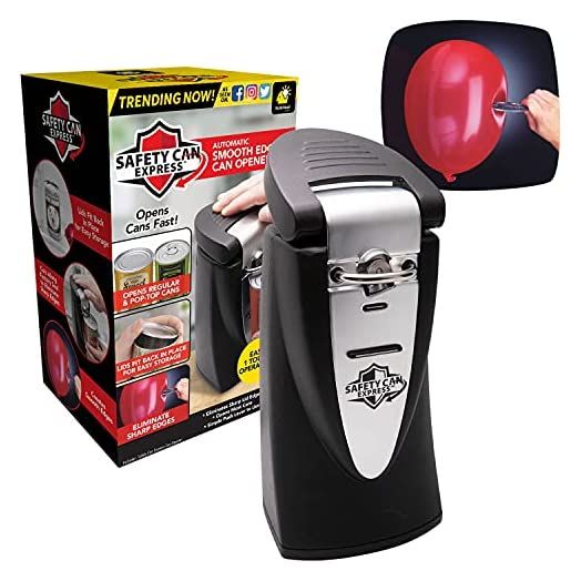 Bulbhead 14636 Original Safety Can Express As Seen On TV by BulbHead - Easy One-Touch Operation - Effortless Electric Can Opener, 9 Inch , Black