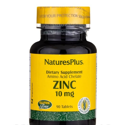 Nature's Plus Zinc 10 mg - 90 Tablets