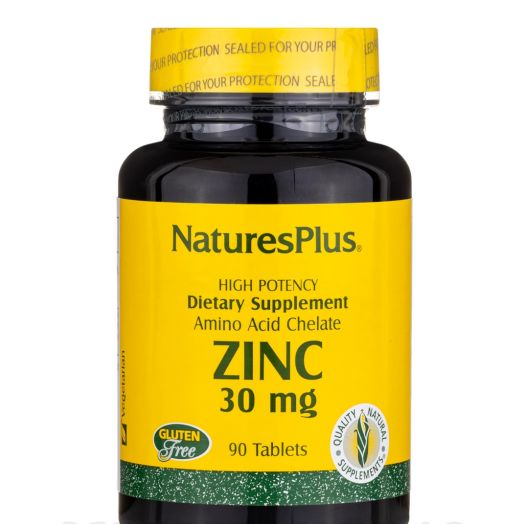 Nature's Plus Zinc 30 mg - 90 Tablets
