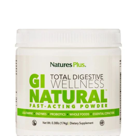 Nature's Plus GI Natural Total Digestive Wellness Fast-Acting Powder - 0.38 lb (174 Grams)