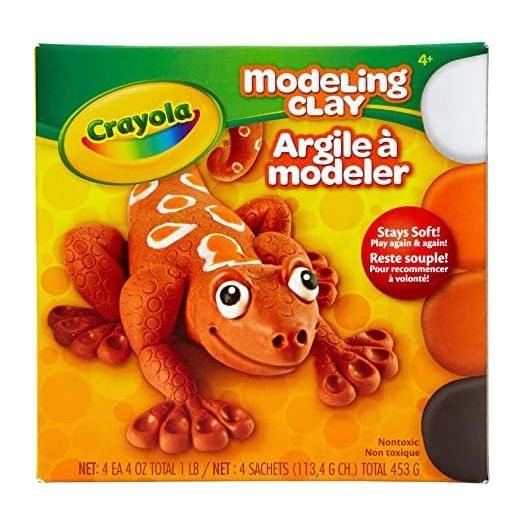 Crayola Modeling Clay, Non Drying, Assorted Colors, 1lb