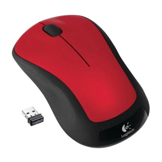 Logitech Wireless Mouse M310, Hands Red