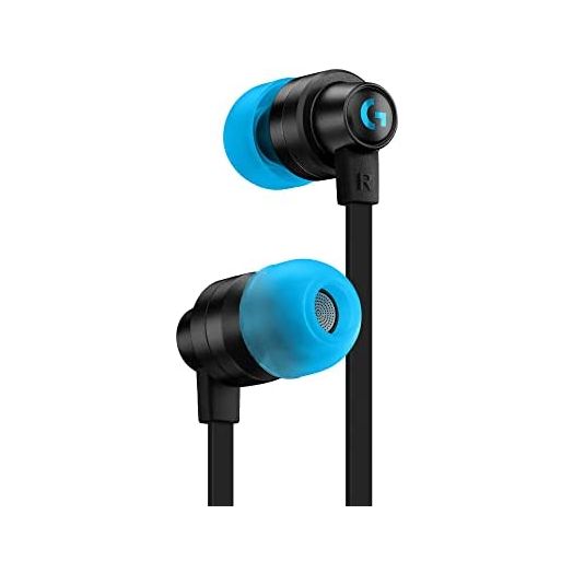 Logitech G333 Gaming Earphones with Dual Audio Drivers, in-line mic and Volume Control, Compatible with PC/PS/Xbox/Nintendo/Mobile with 3.5mm Aux or USB-C Port - Black