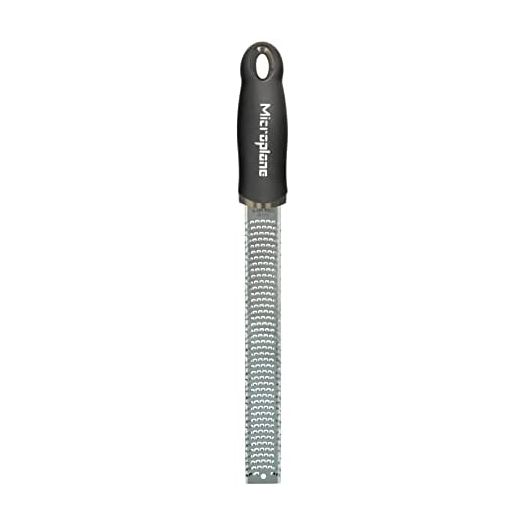Microplane Premium Classic Series Zester Grater, 18/8, Black