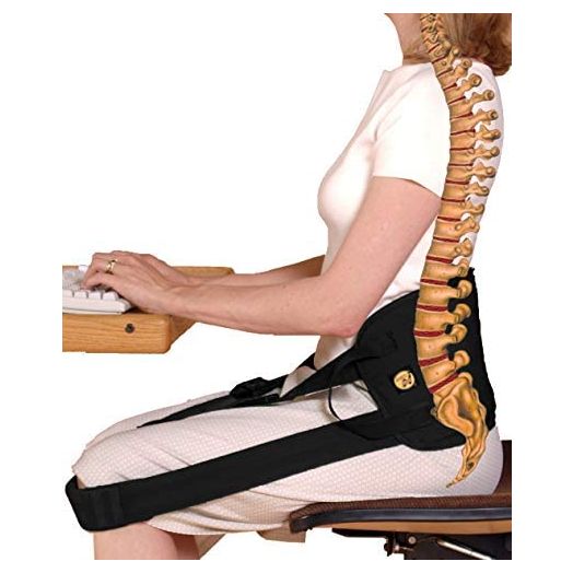 Nada-Chair Back-Up with CushShins Premium Back Support System Turns to Convertible Pouch Bag