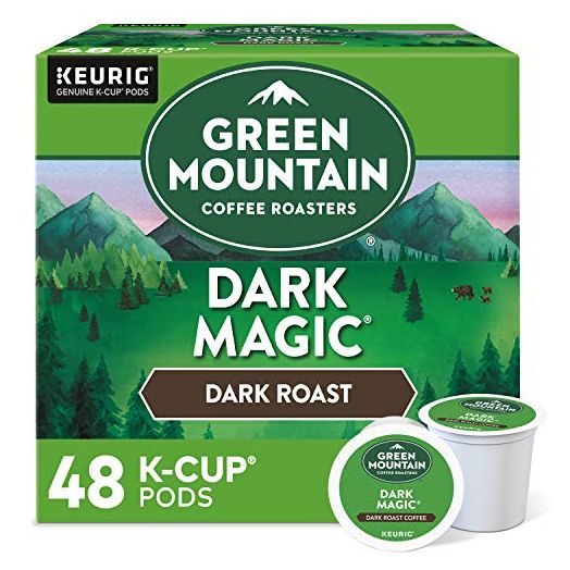 Green Mountain Coffee Roasters Dark Magic, Single-Serve Keurig K-Cup Pods, Dark Roast Coffee Pods, 48 Count