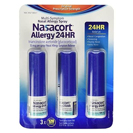 Nasacort Allergy 24hr Non-Drip Nasal Spray (120 Sprays, 3 pk.)