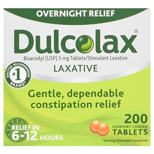 Dulcolax Stimulant Tablets 1 Pack (200 Count)