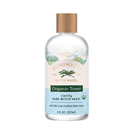 Humphreys Clarify Witch Hazel Organic Toner, Clear, 8 Oz