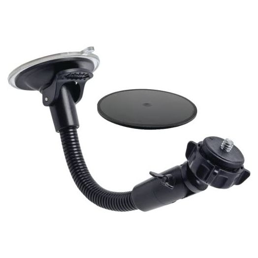 Arkon Camera Windshield Suction Car Mount for Sony Samsung Panasonic Nikon Cameras, Black