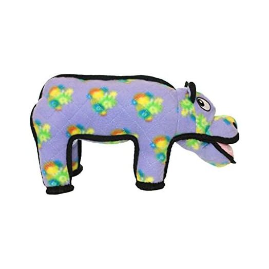 TUFFY Zoo Animal Hippo, Durable Dog Toy, Large